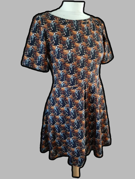 *STOCK* A8E Skater Dress - S - Halloween