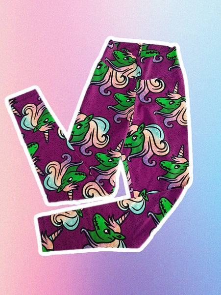 In Stock A8E Zombicorns Leggings - size M -- 296500600922