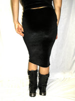 Custom Velvet Wiggle Pencil Skirt - XXS-3XL